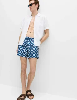 Quick Dry Printed Swim Shorts