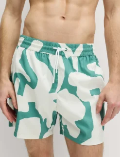 Quick Dry Printed Swim Shorts