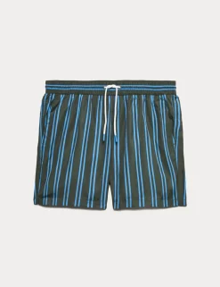 Quick Dry Striped Swim Shorts