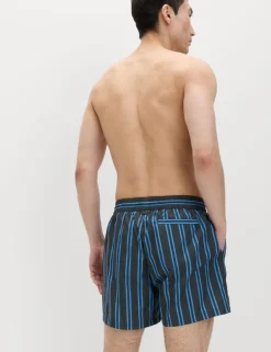 Quick Dry Striped Swim Shorts