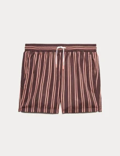 Quick Dry Striped Swim Shorts