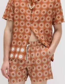 Quick Dry Textured Swim Shorts