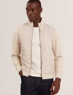 Quilted Bomber Jacket