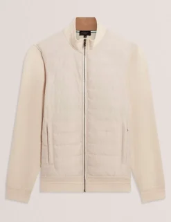 Quilted Bomber Jacket
