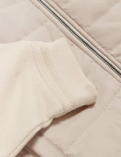 Quilted Bomber Jacket