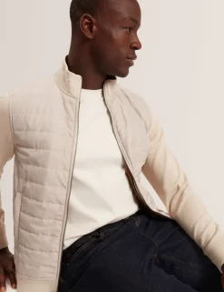 Quilted Bomber Jacket