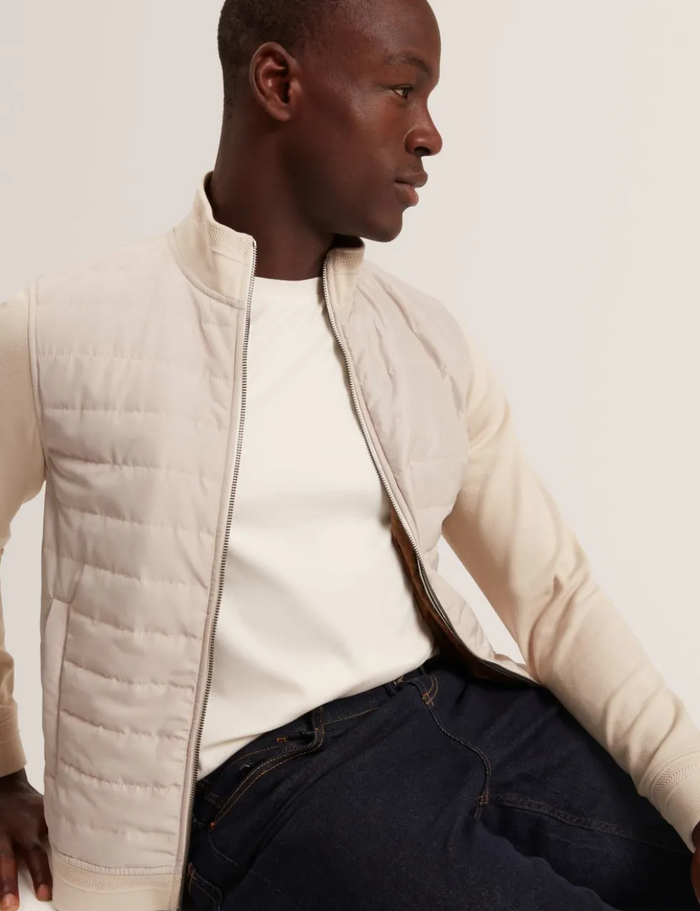 Quilted Bomber Jacket