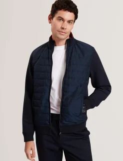 Quilted Bomber Jacket