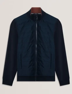 Quilted Bomber Jacket