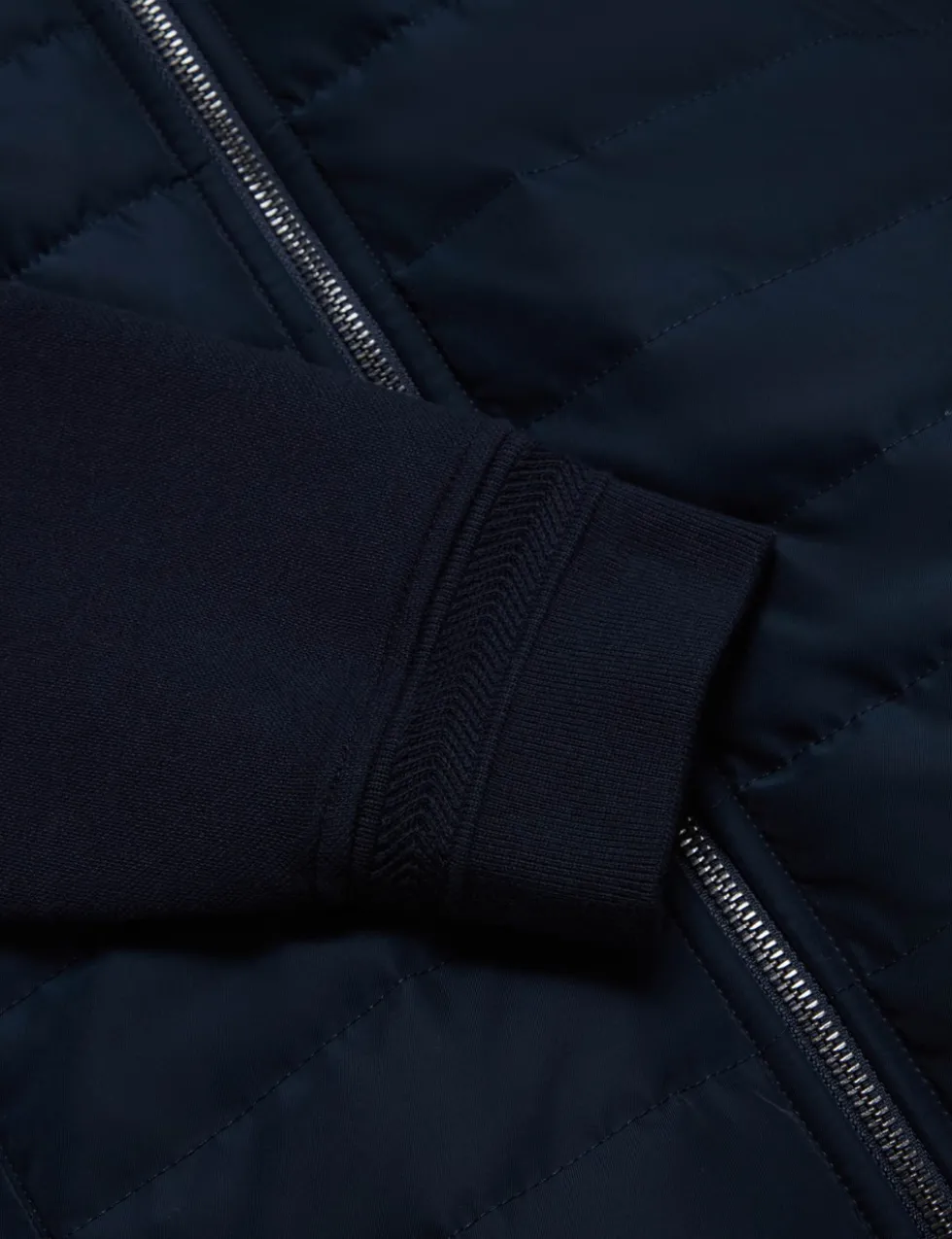 Quilted Bomber Jacket