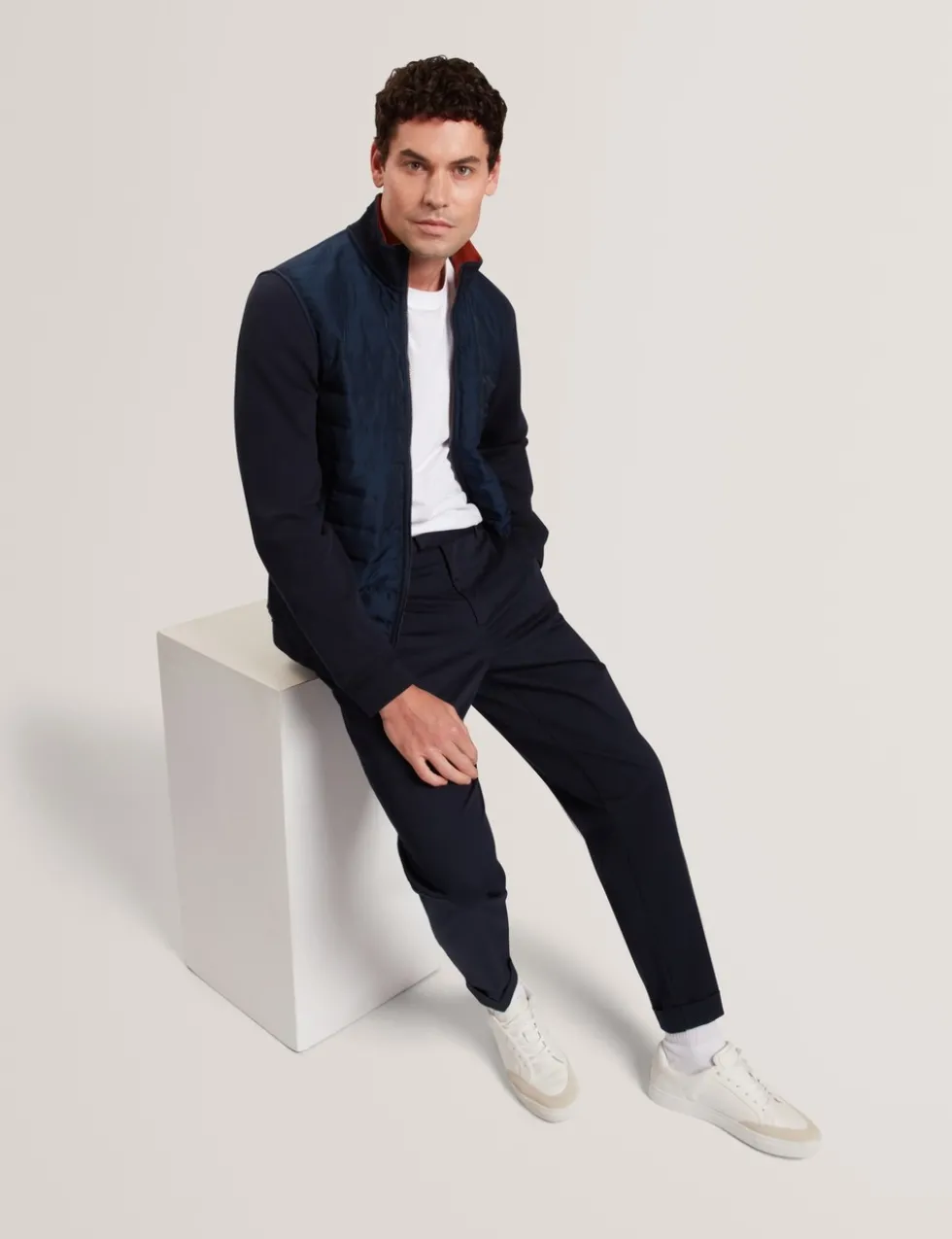 Quilted Bomber Jacket