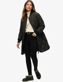 Quilted Longline Jacket