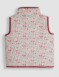 Quilted Reversible Floral Gilet (12 Mths-6 Yrs)