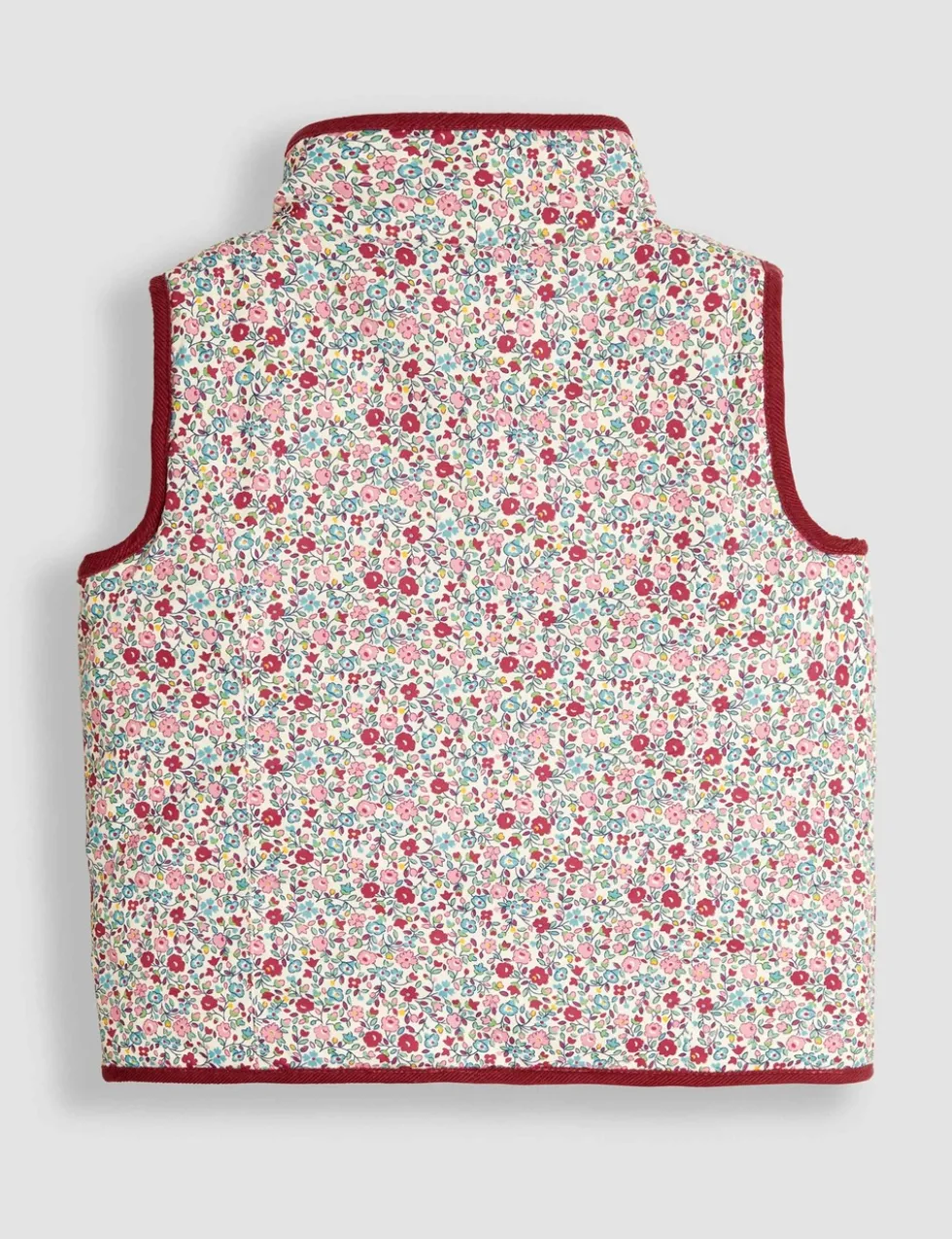 Quilted Reversible Floral Gilet (12 Mths-6 Yrs)
