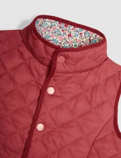 Quilted Reversible Floral Gilet (12 Mths-6 Yrs)