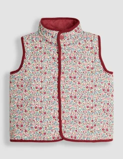 Quilted Reversible Floral Gilet (12 Mths-6 Yrs)