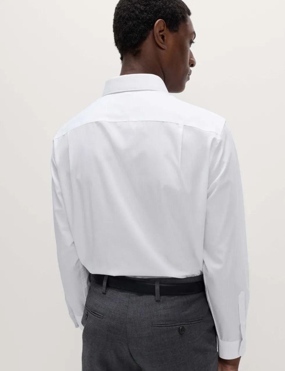 Regular Fit 2 Inch Shorter Cotton Blend Shirt