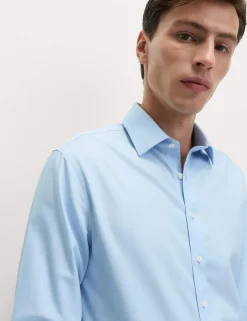 Regular Fit 2 Inch Shorter Ultimate Non Iron Twill Shirt