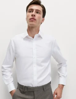 Regular Fit 2 Inch Shorter Ultimate Non Iron Twill Shirt