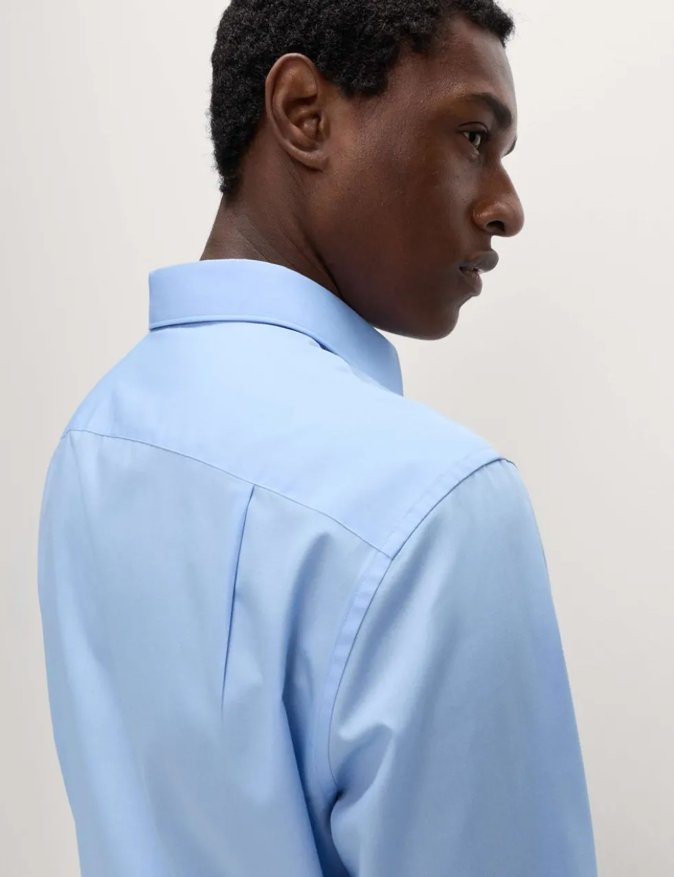 Regular Fit 2 Inch Shorter Cotton Blend Shirt