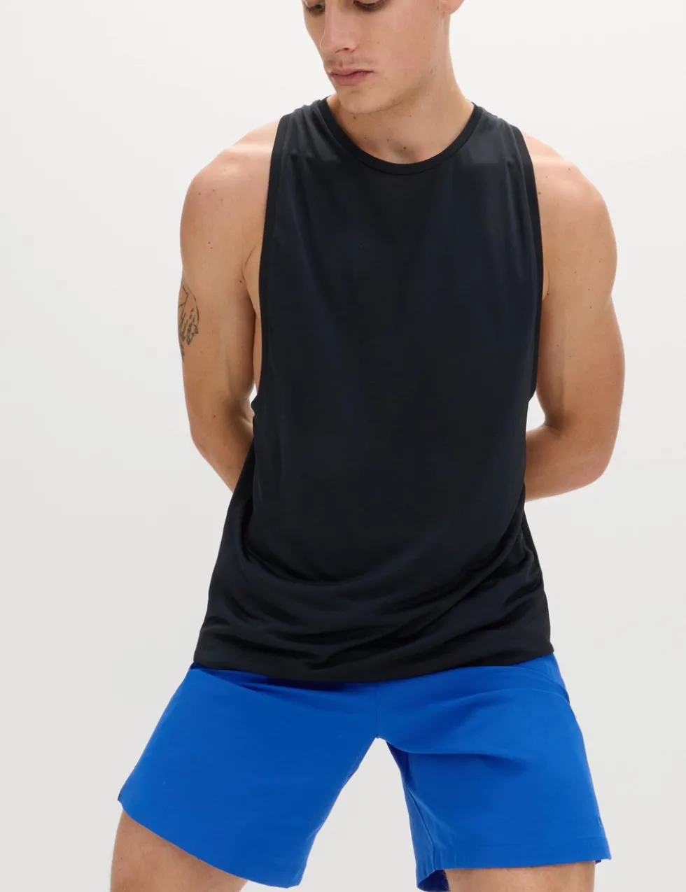 Regular Fit 7 Inch Stretch Sports Shorts