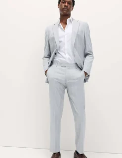 Regular Fit Check Stretch Suit Jacket