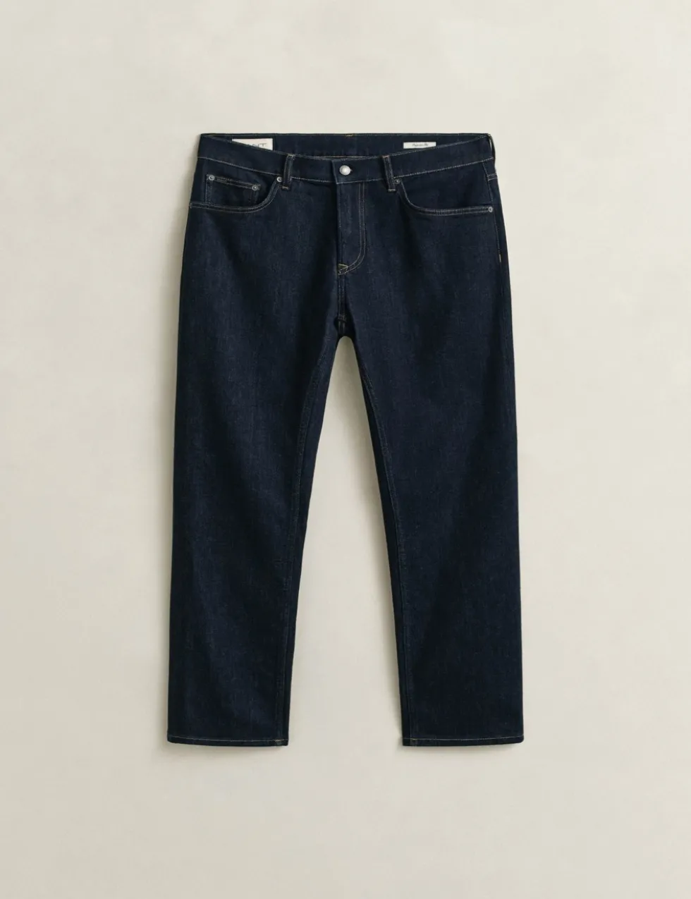Regular Fit Clean Wash 5 Pocket Jeans