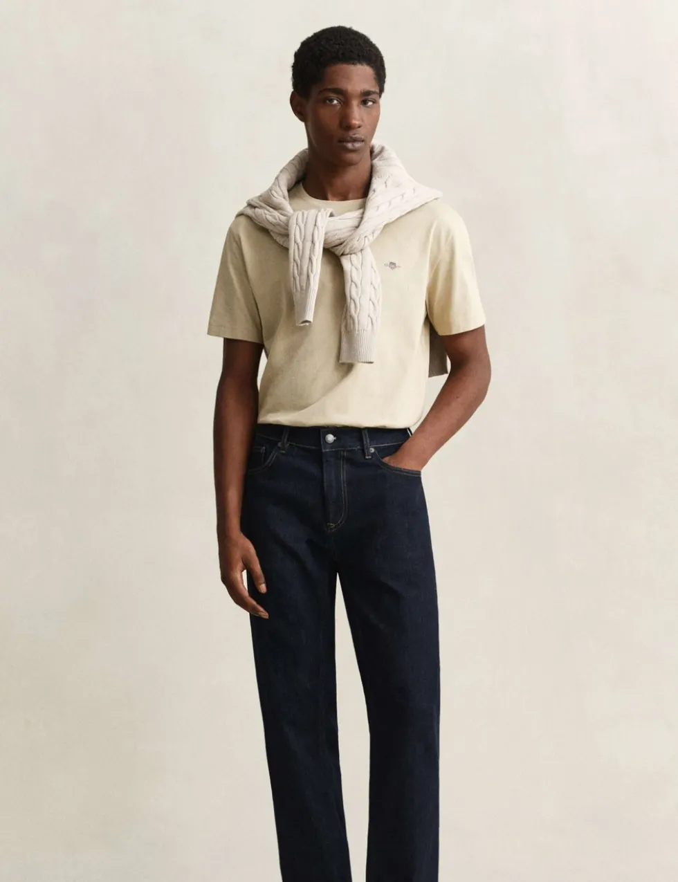 Regular Fit Clean Wash 5 Pocket Jeans