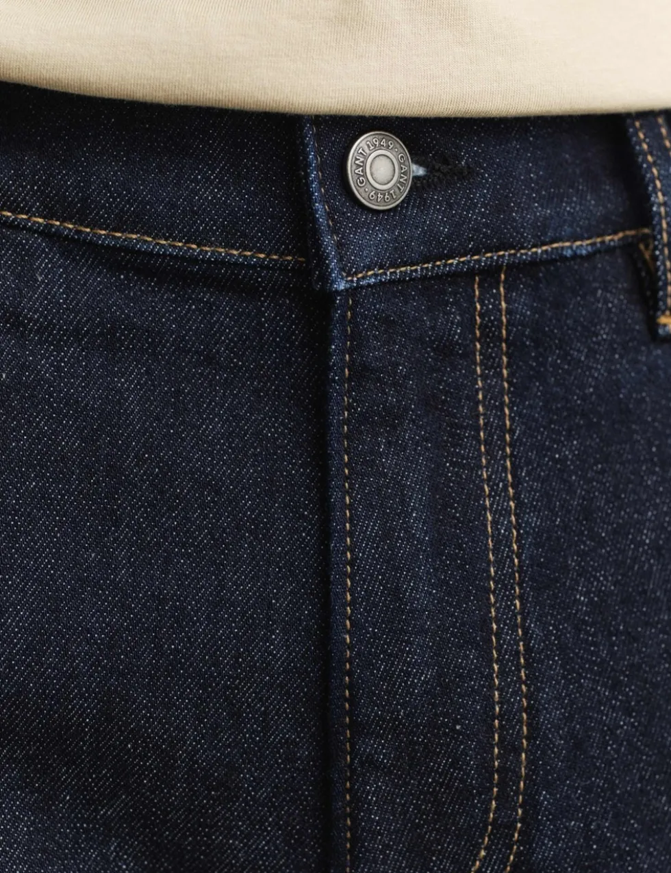 Regular Fit Clean Wash 5 Pocket Jeans
