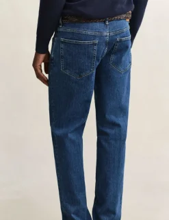 Regular Fit Clean Wash 5 Pocket Jeans