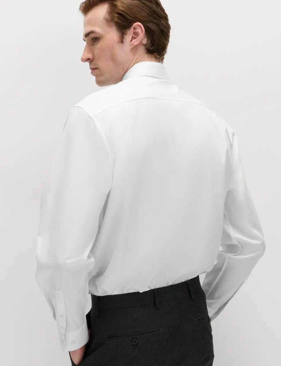 Regular Fit Cotton Blend Shirt & Tie Set