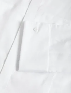 Regular Fit Cotton Dress Shirt with Bow Tie