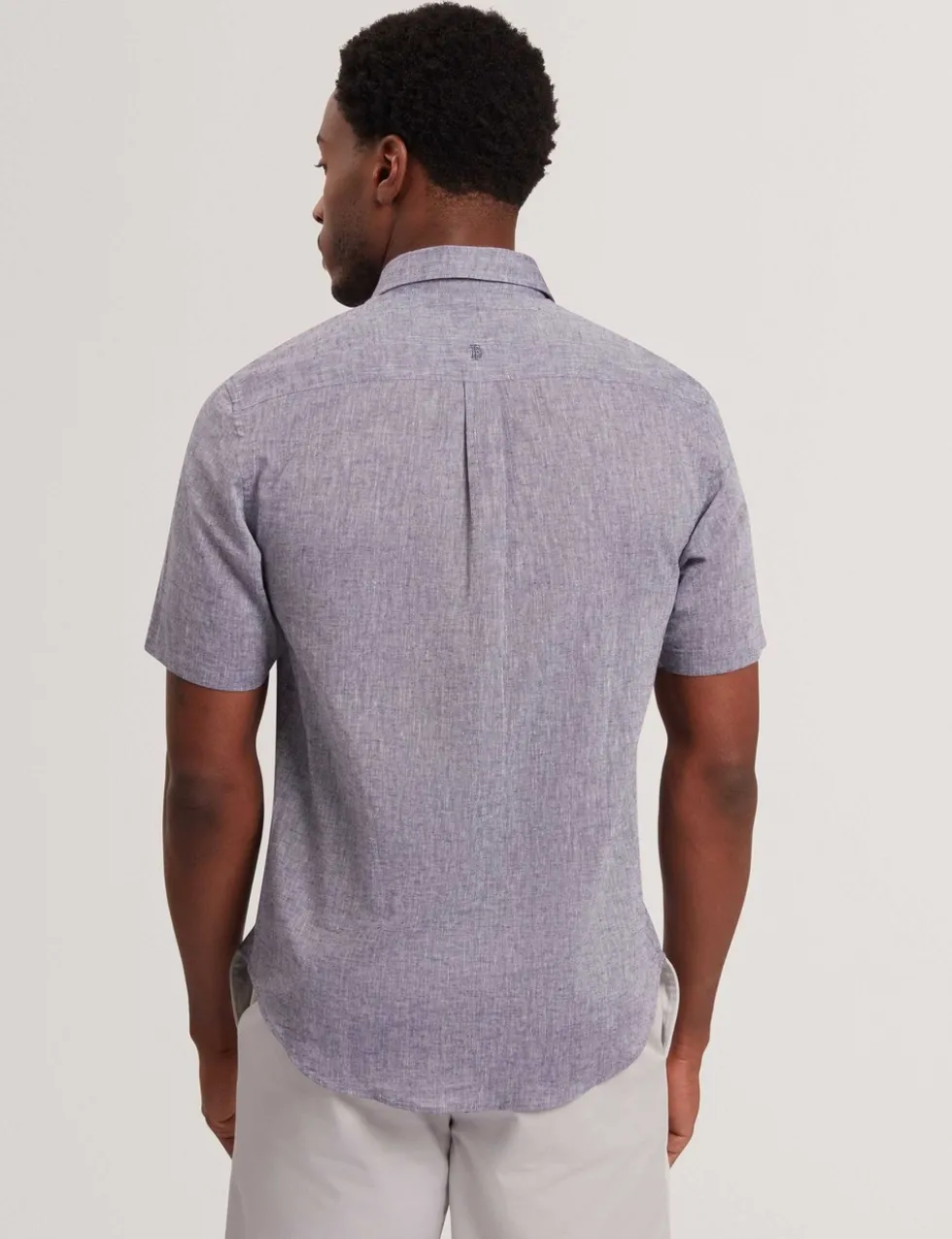Regular Fit Cotton Linen Blend Shirt