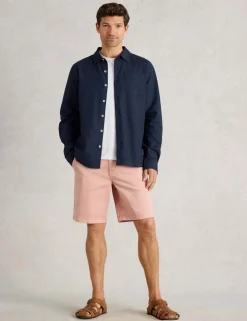 Regular Fit Cotton Linen Blend Shirt