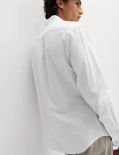 Regular Fit Cotton Linen Blend Shirt
