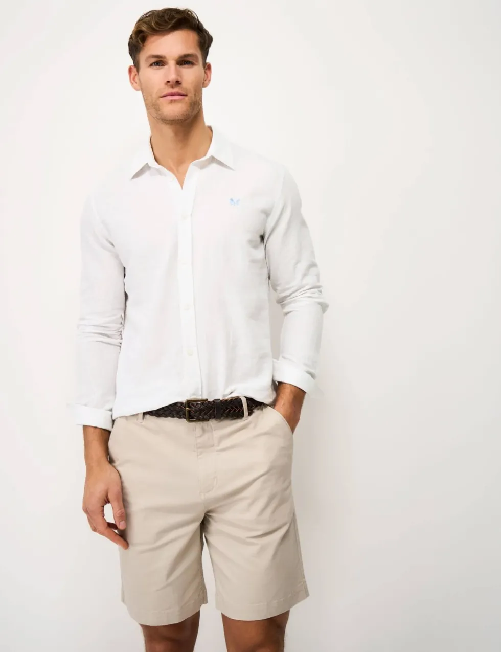 Regular Fit Cotton Linen Blend Shirt