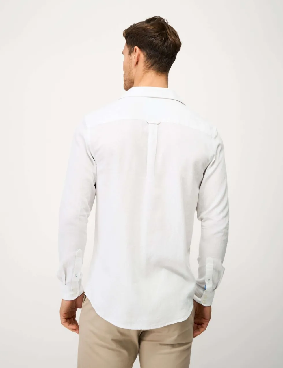 Regular Fit Cotton Linen Blend Shirt