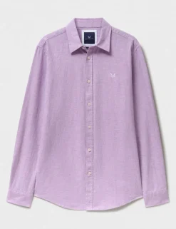 Regular Fit Cotton Linen Blend Shirt