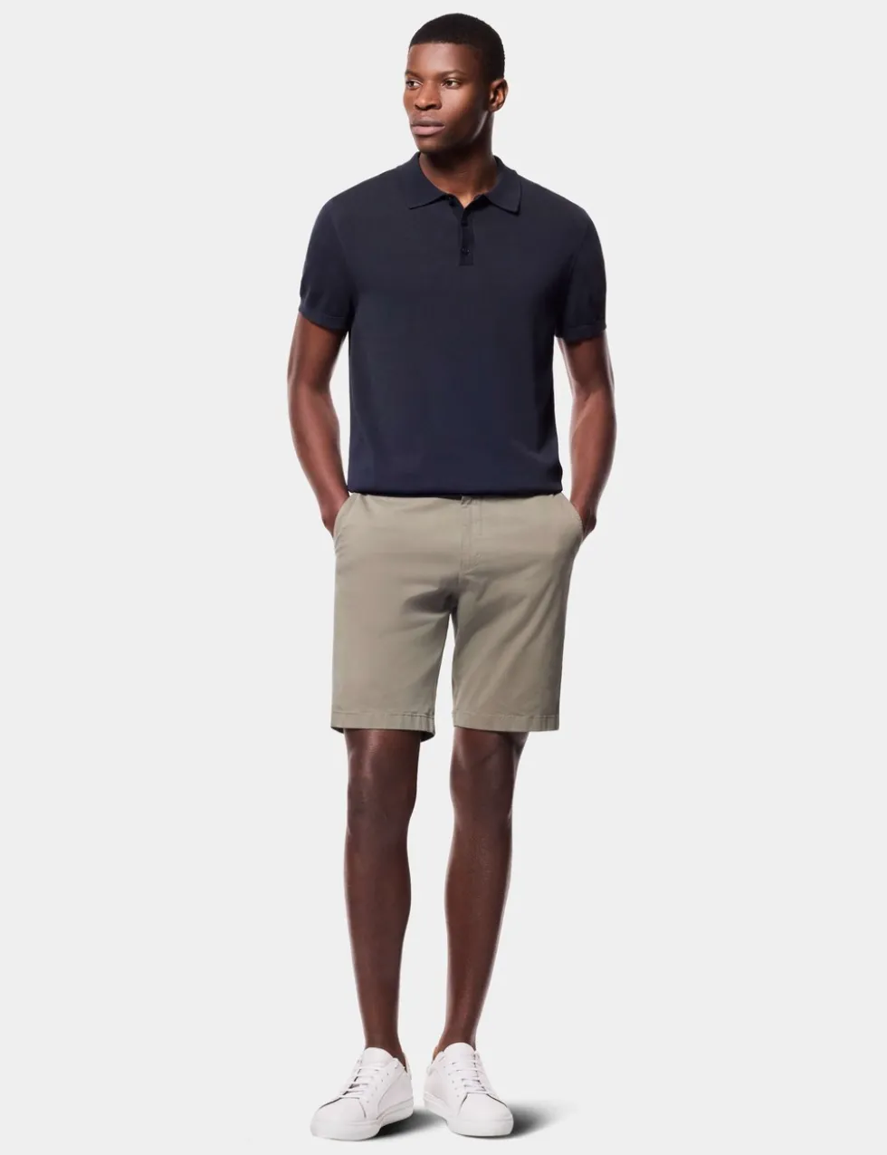 Regular Fit Cotton Rich Chino Shorts