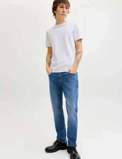 Regular Fit Cotton Rich Jeans