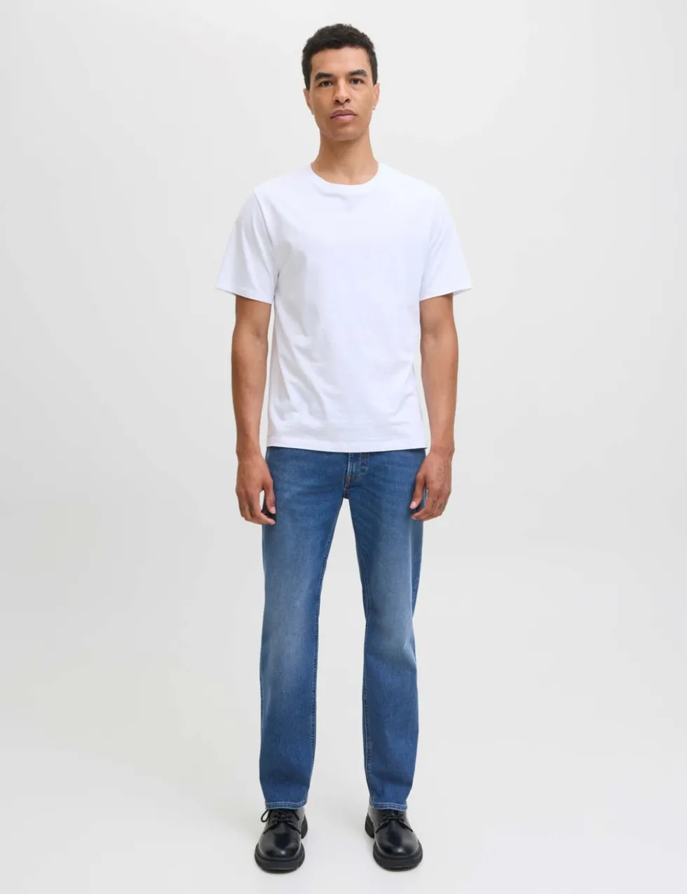 Regular Fit Cotton Rich Jeans