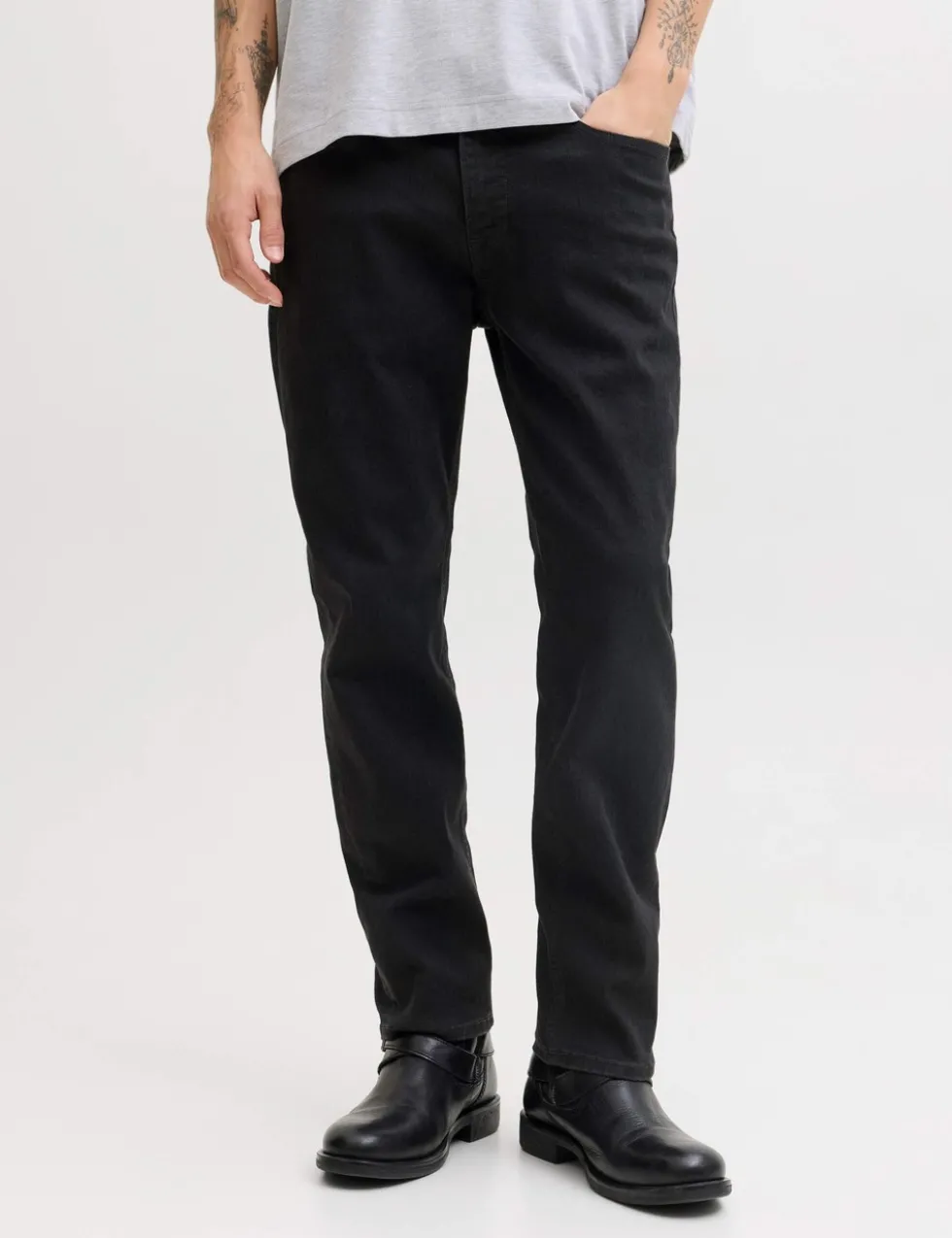 Regular Fit Cotton Rich Jeans
