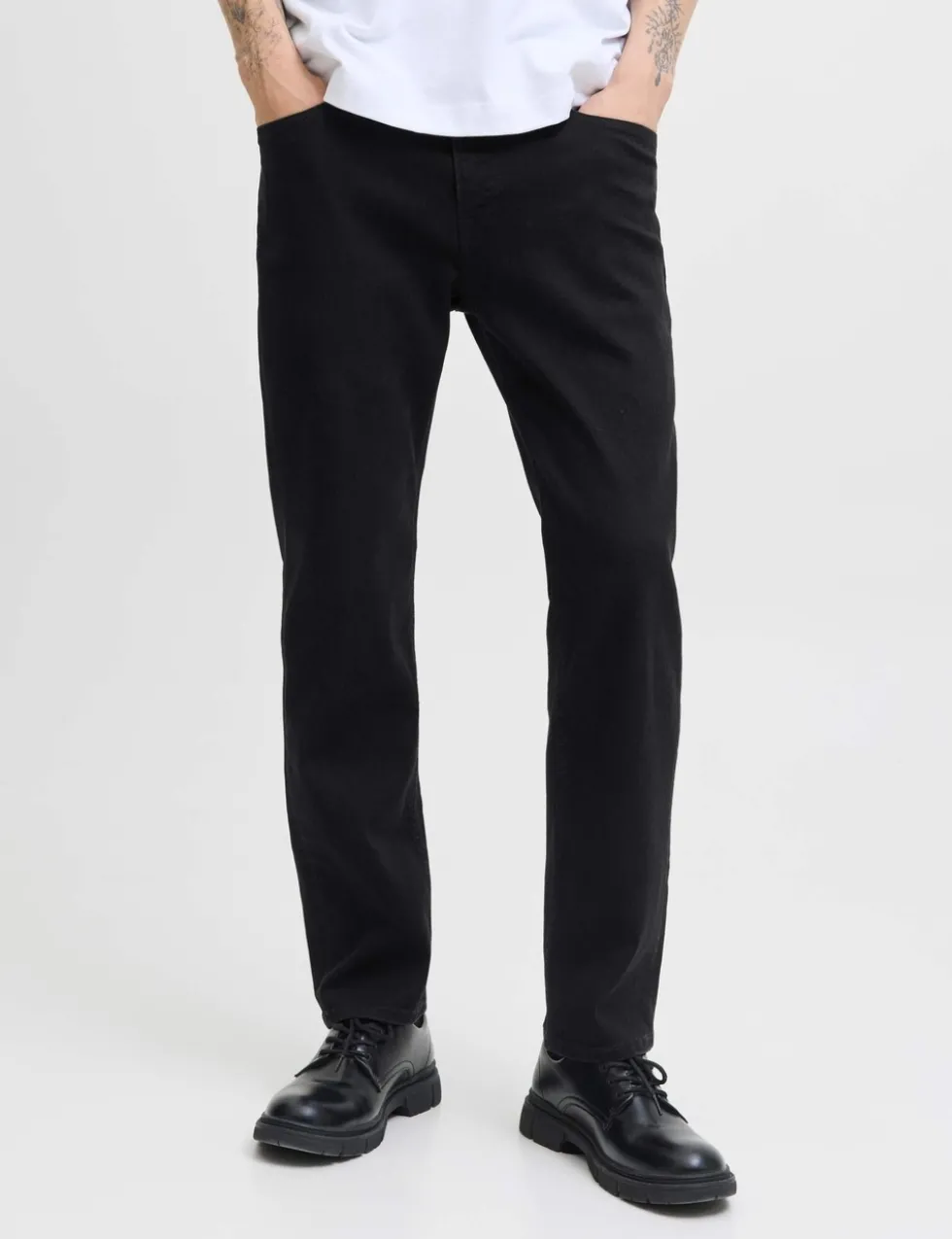 Regular Fit Cotton Rich Jeans