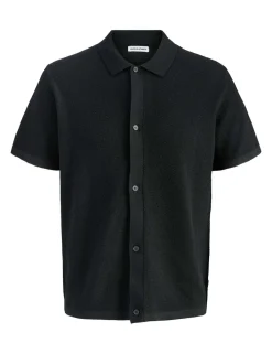 Regular Fit Cotton Rich Knitted Short Sleeve Shirt