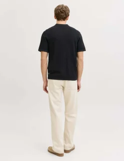 Regular Fit Cotton Rich Knitted Short Sleeve Shirt
