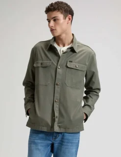 Regular Fit Cotton Rich Overshirt