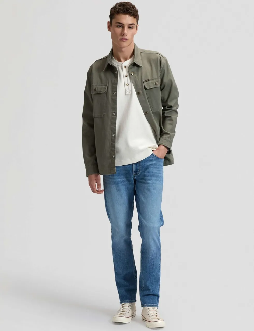 Regular Fit Cotton Rich Overshirt