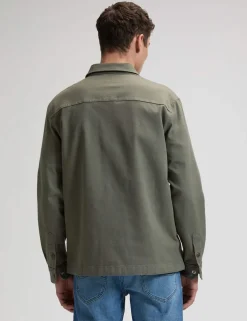 Regular Fit Cotton Rich Overshirt