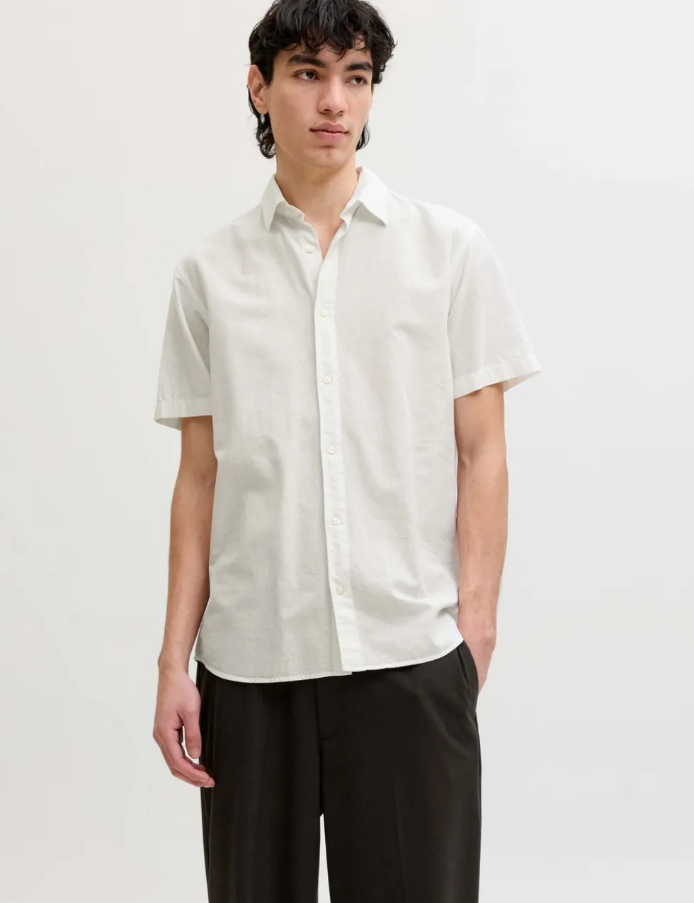 Regular Fit Cotton Rich Short Sleeve Shirt