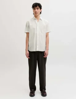 Regular Fit Cotton Rich Short Sleeve Shirt